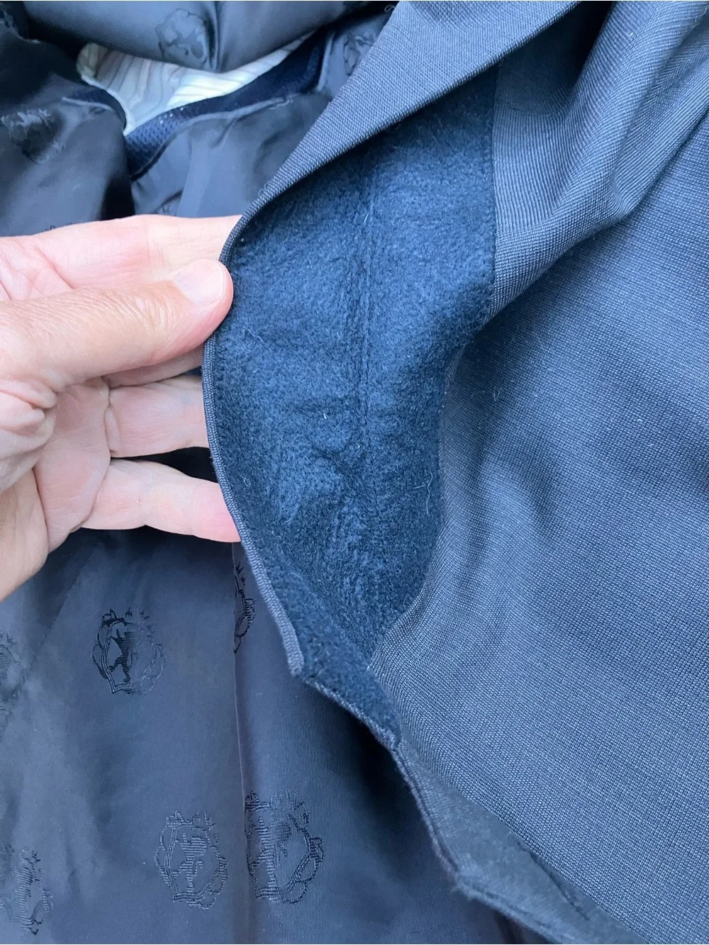 Covington wool blend eco-polyester men’s suit jacket 48R dark gray